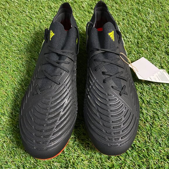 Adidas Predator Edge.1 L FG Soccer Cleats Black Red GW1023 Mens 7.5 Wmn 8.5 NEW main image 5